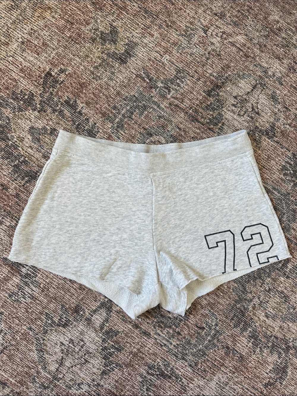 Hollister Light Gray Cozy Fleece Shorts
